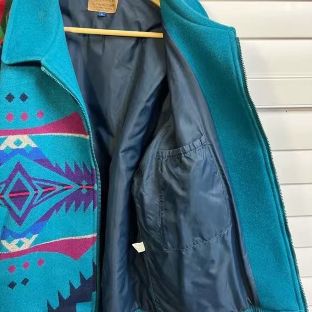 Pendleton Kids Blue Patterned Puffer Jacket - image 8